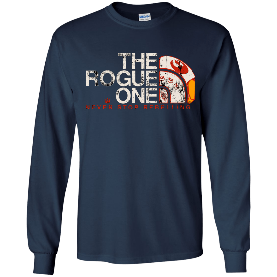 T-Shirts Navy / YS Rogue North Face Youth Long Sleeve T-Shirt