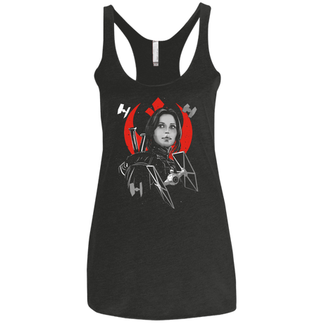 T-Shirts Vintage Black / X-Small Rogue pilot Women's Triblend Racerback Tank