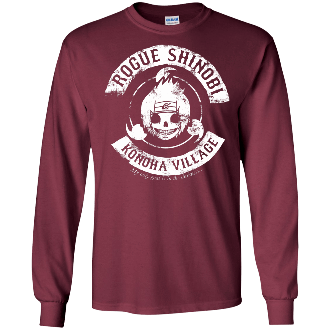 T-Shirts Maroon / S Rogue Shinobi Men's Long Sleeve T-Shirt