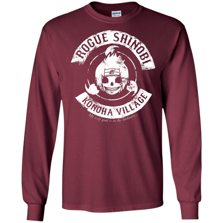 T-Shirts Maroon / S Rogue Shinobi Men's Long Sleeve T-Shirt