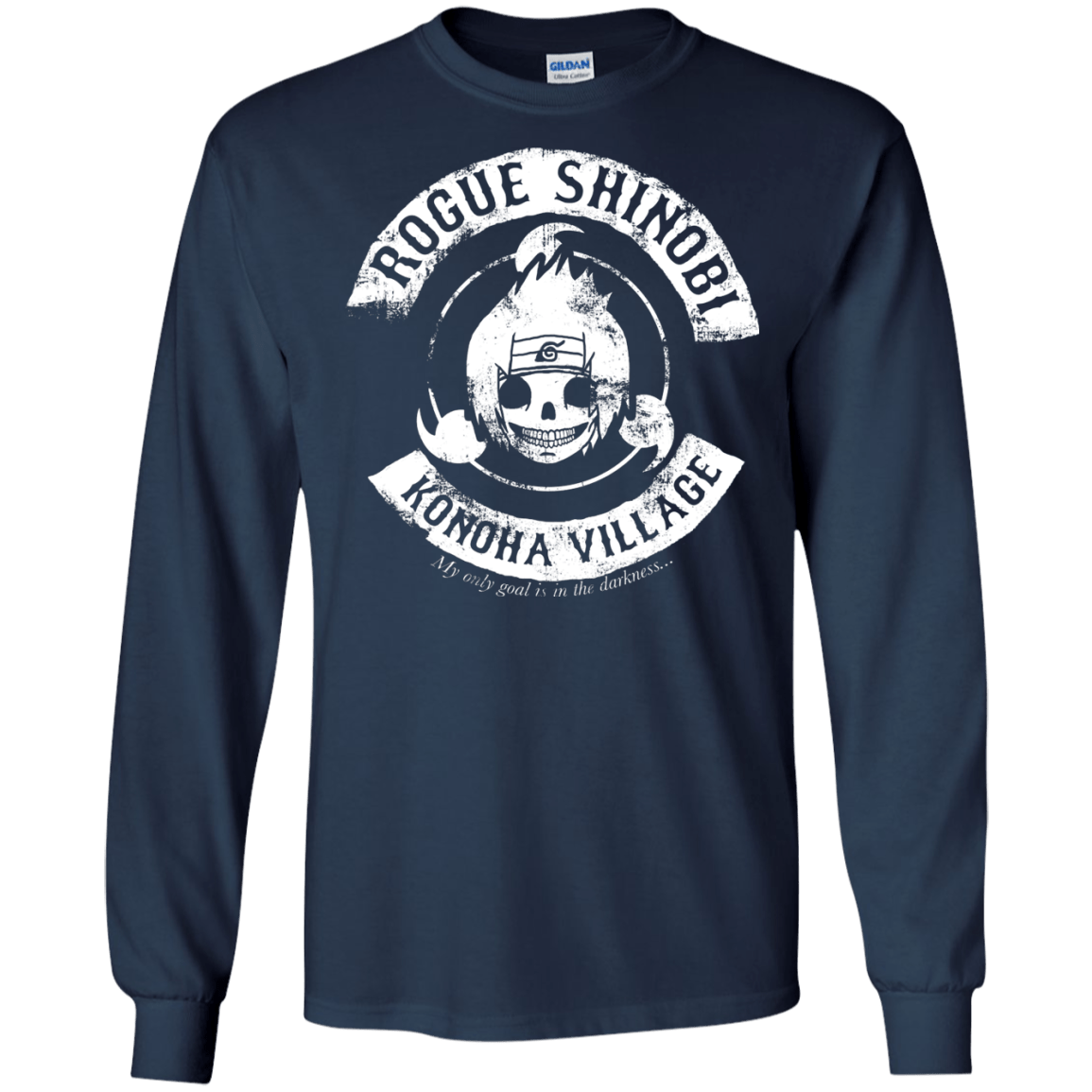 T-Shirts Navy / S Rogue Shinobi Men's Long Sleeve T-Shirt