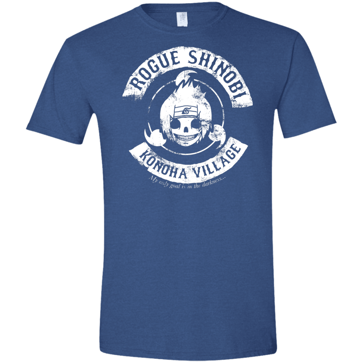 T-Shirts Heather Royal / X-Small Rogue Shinobi Men's Semi-Fitted Softstyle