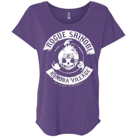 T-Shirts Purple Rush / X-Small Rogue Shinobi Triblend Dolman Sleeve