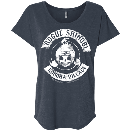 T-Shirts Vintage Navy / X-Small Rogue Shinobi Triblend Dolman Sleeve