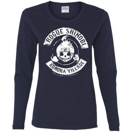 T-Shirts Navy / S Rogue Shinobi Women's Long Sleeve T-Shirt
