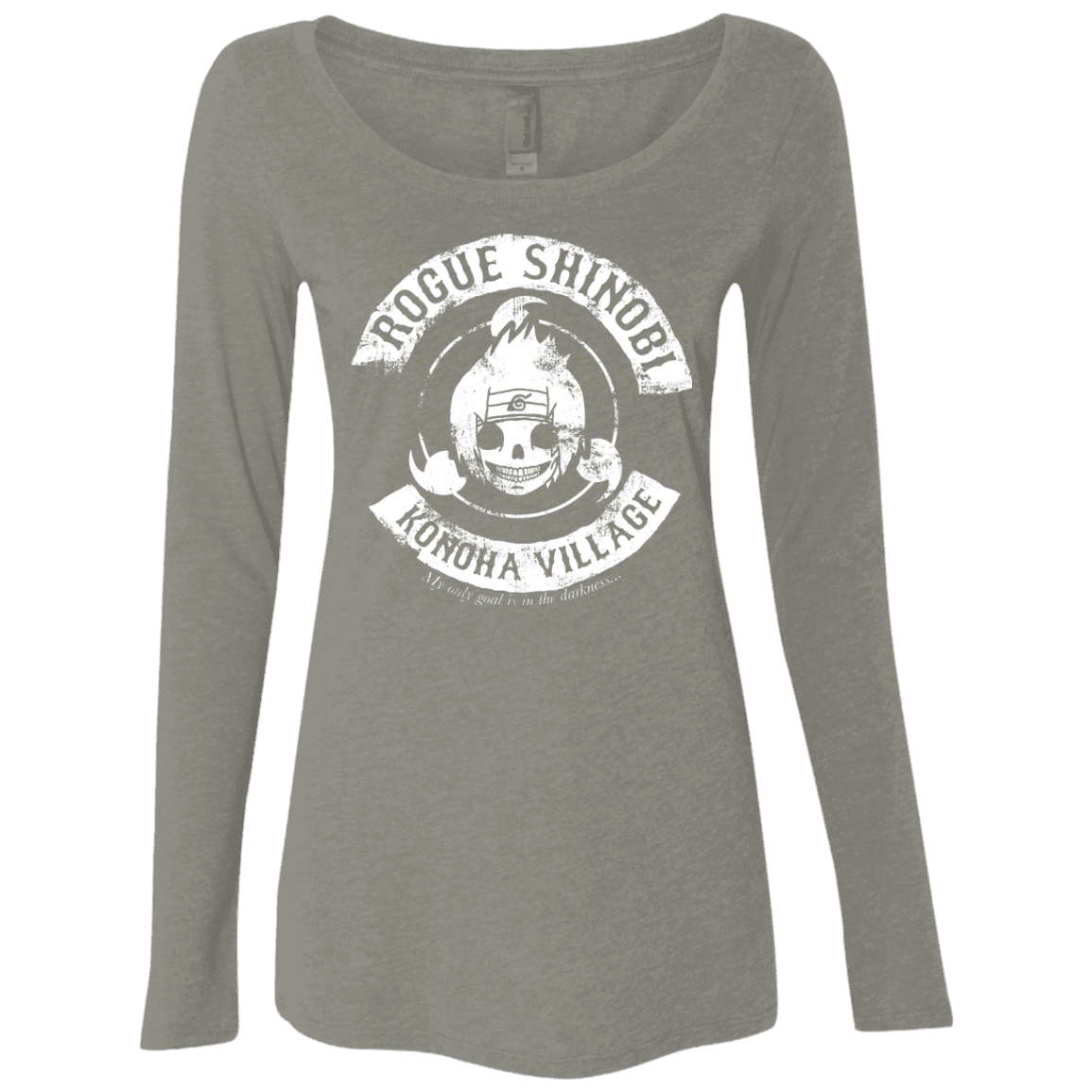 T-Shirts Venetian Grey / S Rogue Shinobi Women's Triblend Long Sleeve Shirt