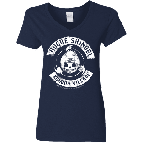 T-Shirts Navy / S Rogue Shinobi Women's V-Neck T-Shirt