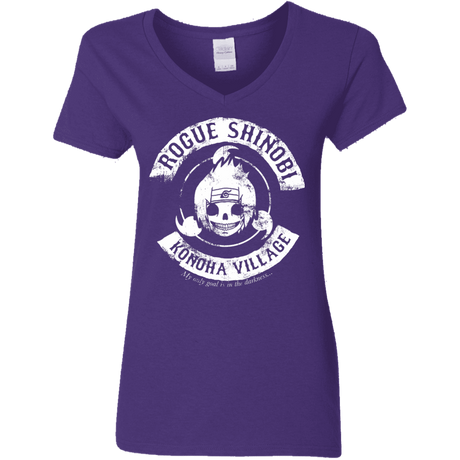 T-Shirts Purple / S Rogue Shinobi Women's V-Neck T-Shirt