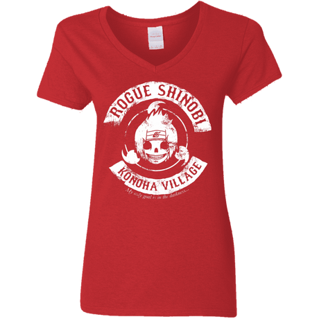 T-Shirts Red / S Rogue Shinobi Women's V-Neck T-Shirt