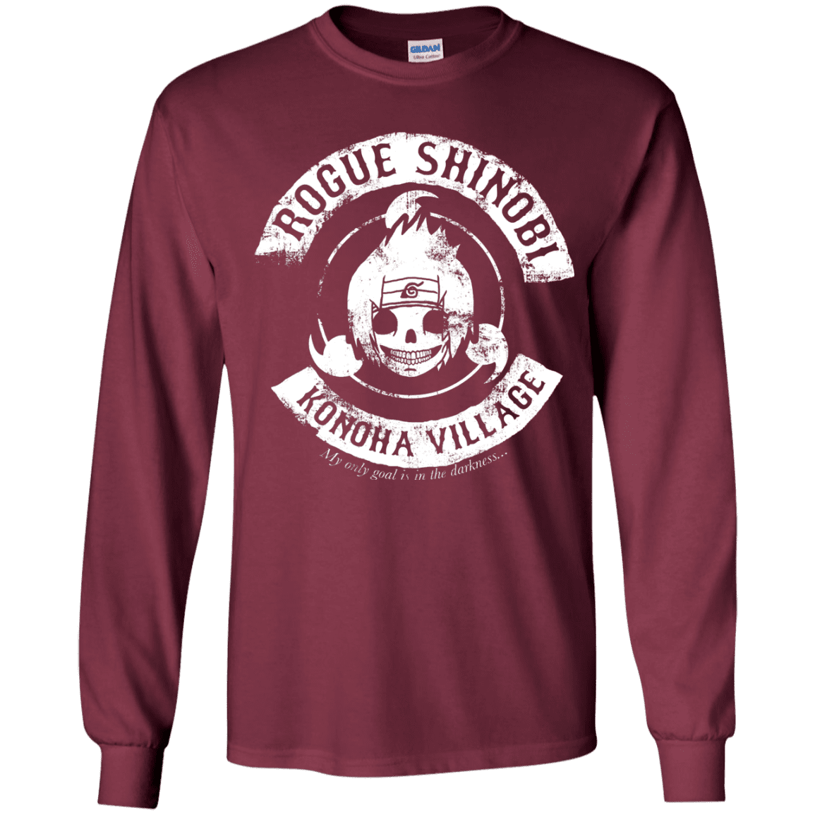 T-Shirts Maroon / YS Rogue Shinobi Youth Long Sleeve T-Shirt