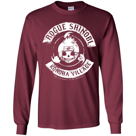 T-Shirts Maroon / YS Rogue Shinobi Youth Long Sleeve T-Shirt
