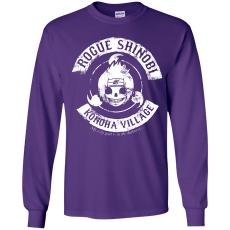 T-Shirts Purple / YS Rogue Shinobi Youth Long Sleeve T-Shirt