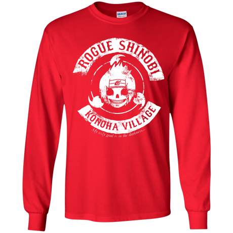 T-Shirts Red / YS Rogue Shinobi Youth Long Sleeve T-Shirt