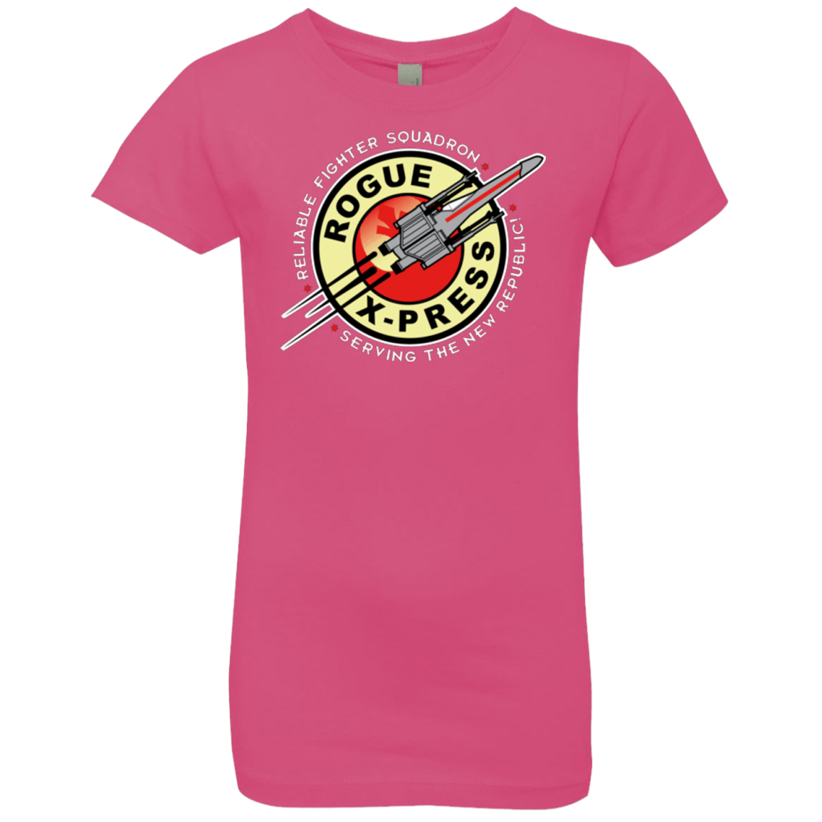 T-Shirts Hot Pink / YXS Rogue X-Press Girls Premium T-Shirt