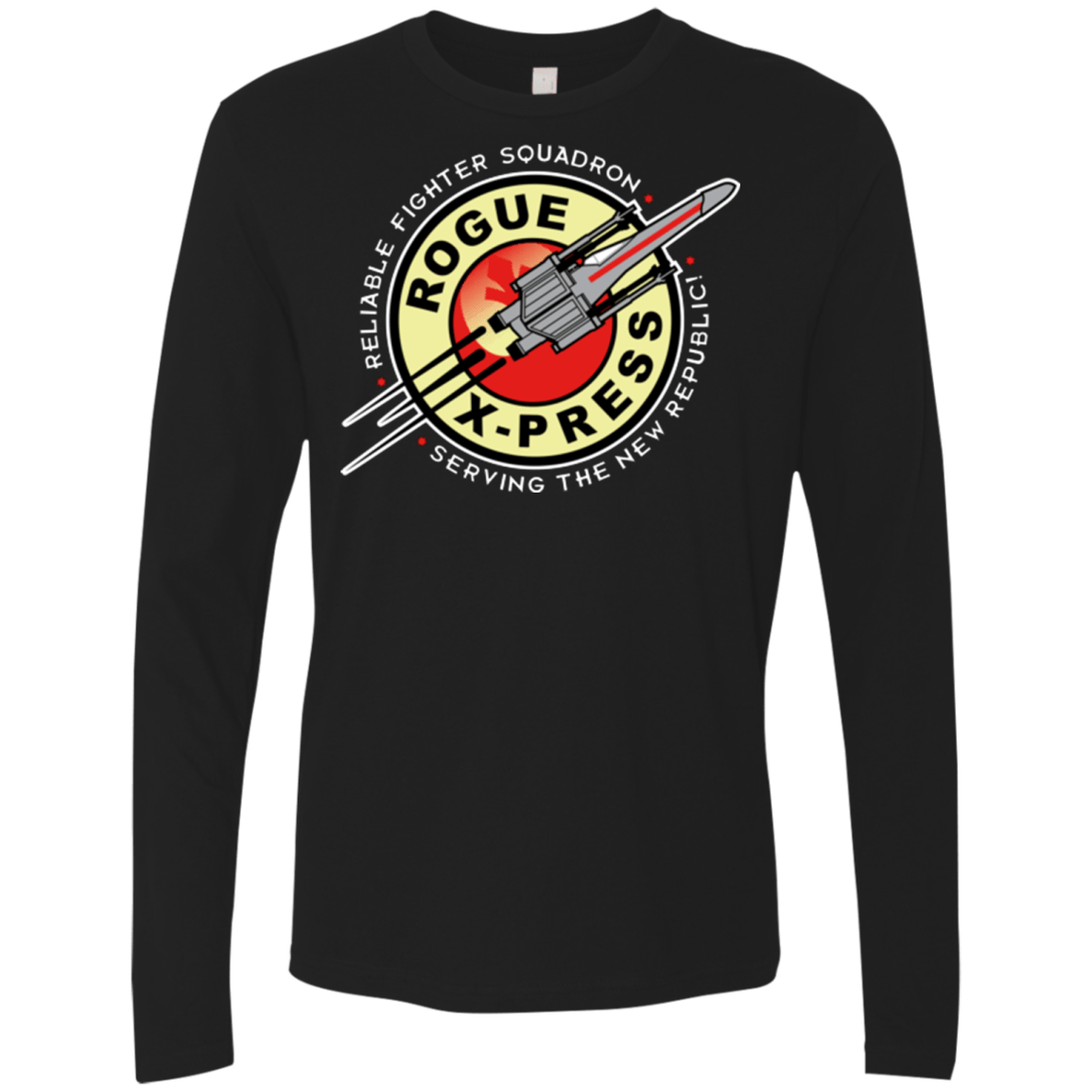 T-Shirts Black / Small Rogue X-Press Men's Premium Long Sleeve
