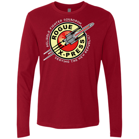 T-Shirts Cardinal / Small Rogue X-Press Men's Premium Long Sleeve