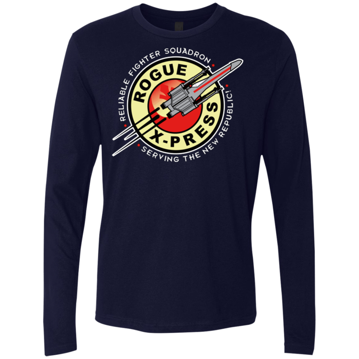 T-Shirts Midnight Navy / Small Rogue X-Press Men's Premium Long Sleeve