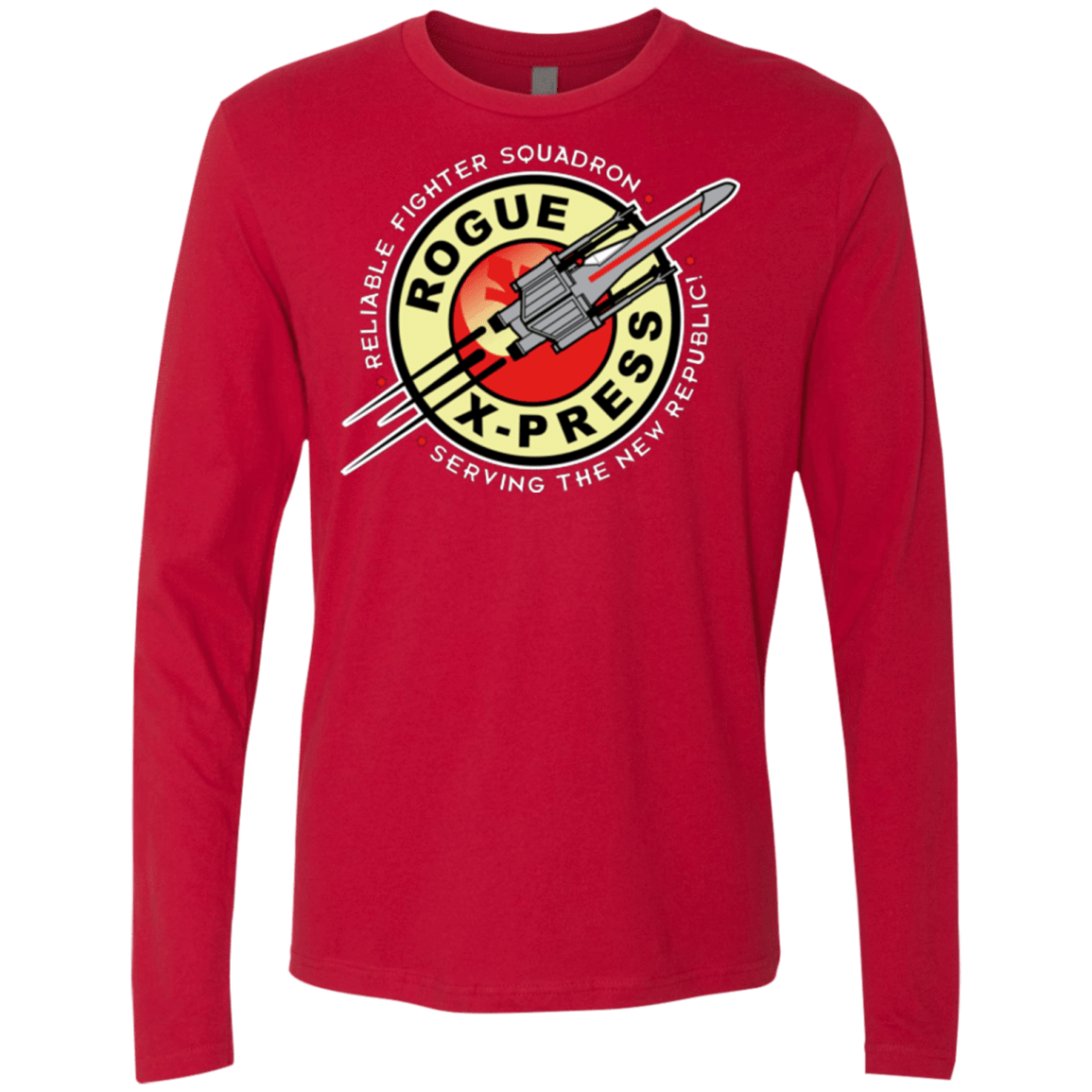 T-Shirts Red / Small Rogue X-Press Men's Premium Long Sleeve