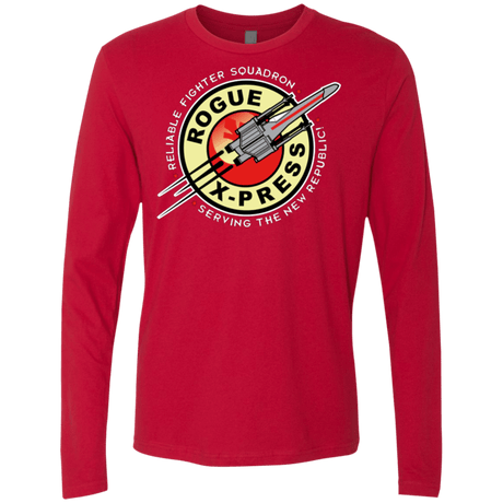 T-Shirts Red / Small Rogue X-Press Men's Premium Long Sleeve
