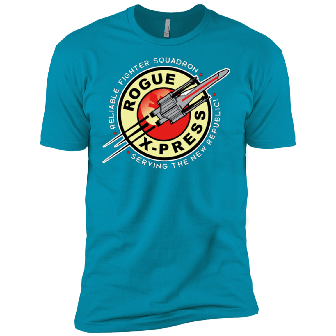 T-Shirts Turquoise / X-Small Rogue X-Press Men's Premium T-Shirt