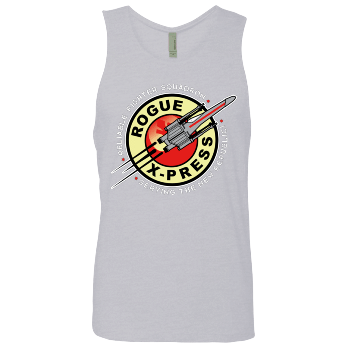 T-Shirts Heather Grey / Small Rogue X-Press Men's Premium Tank Top