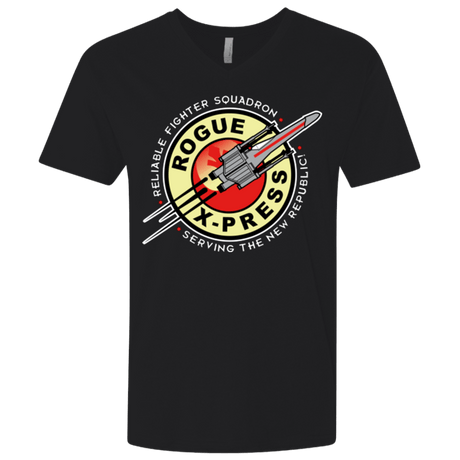 T-Shirts Black / X-Small Rogue X-Press Men's Premium V-Neck