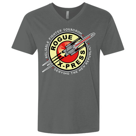 T-Shirts Heavy Metal / X-Small Rogue X-Press Men's Premium V-Neck