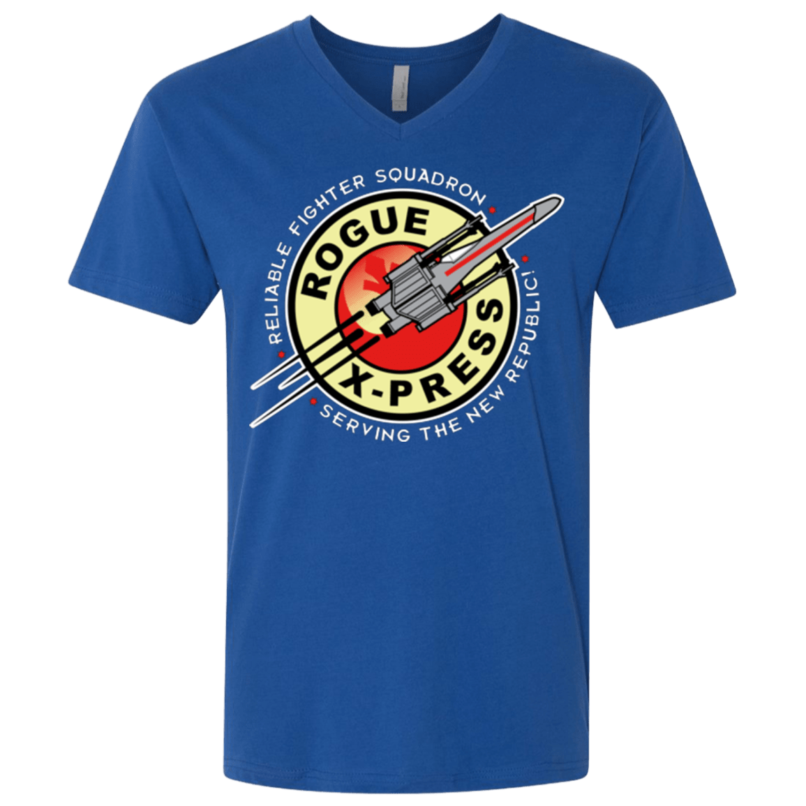 T-Shirts Royal / X-Small Rogue X-Press Men's Premium V-Neck