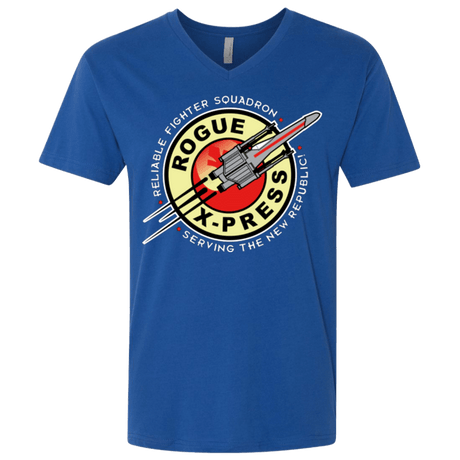 T-Shirts Royal / X-Small Rogue X-Press Men's Premium V-Neck