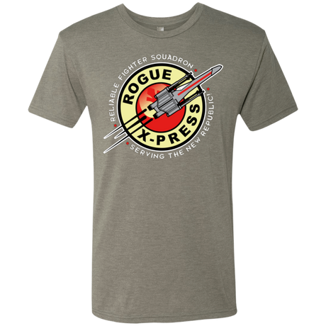 T-Shirts Venetian Grey / Small Rogue X-Press Men's Triblend T-Shirt