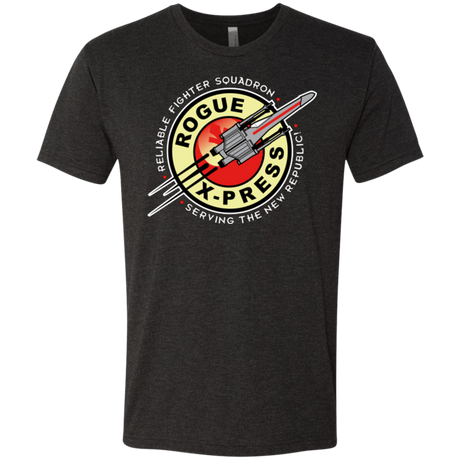 T-Shirts Vintage Black / Small Rogue X-Press Men's Triblend T-Shirt