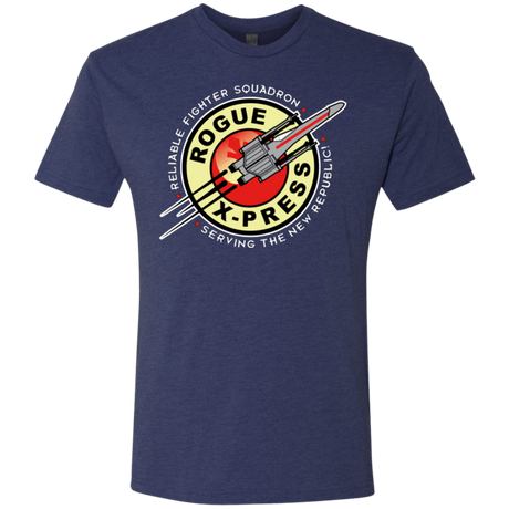 T-Shirts Vintage Navy / Small Rogue X-Press Men's Triblend T-Shirt