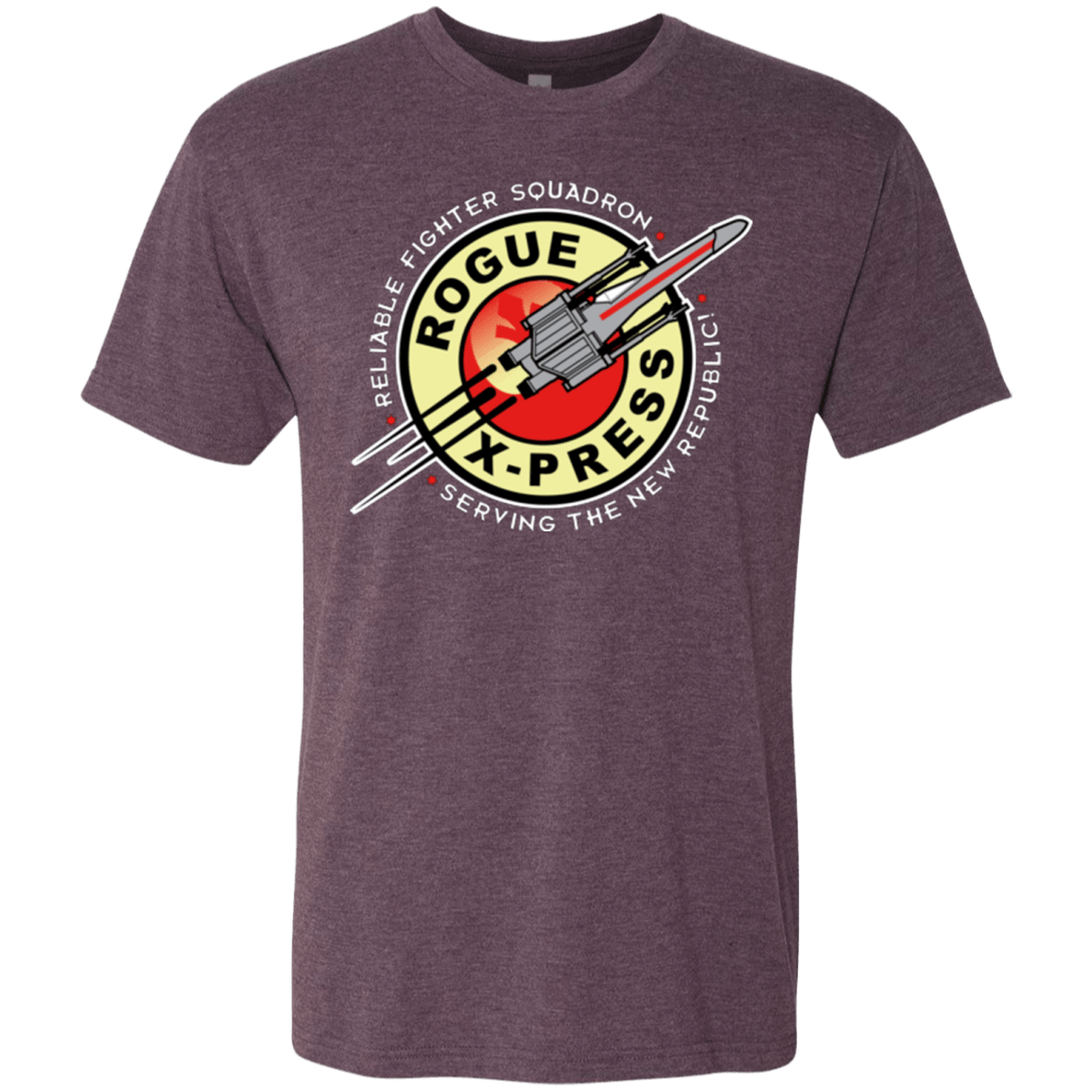 T-Shirts Vintage Purple / Small Rogue X-Press Men's Triblend T-Shirt