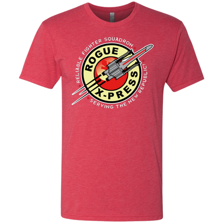 T-Shirts Vintage Red / Small Rogue X-Press Men's Triblend T-Shirt