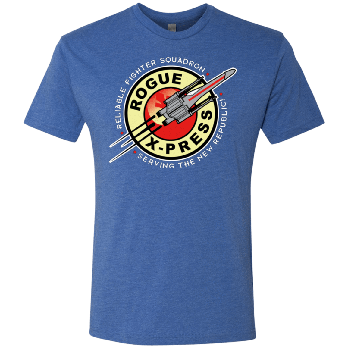 T-Shirts Vintage Royal / Small Rogue X-Press Men's Triblend T-Shirt