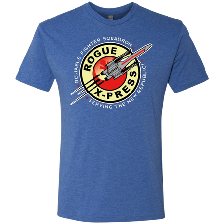 T-Shirts Vintage Royal / Small Rogue X-Press Men's Triblend T-Shirt