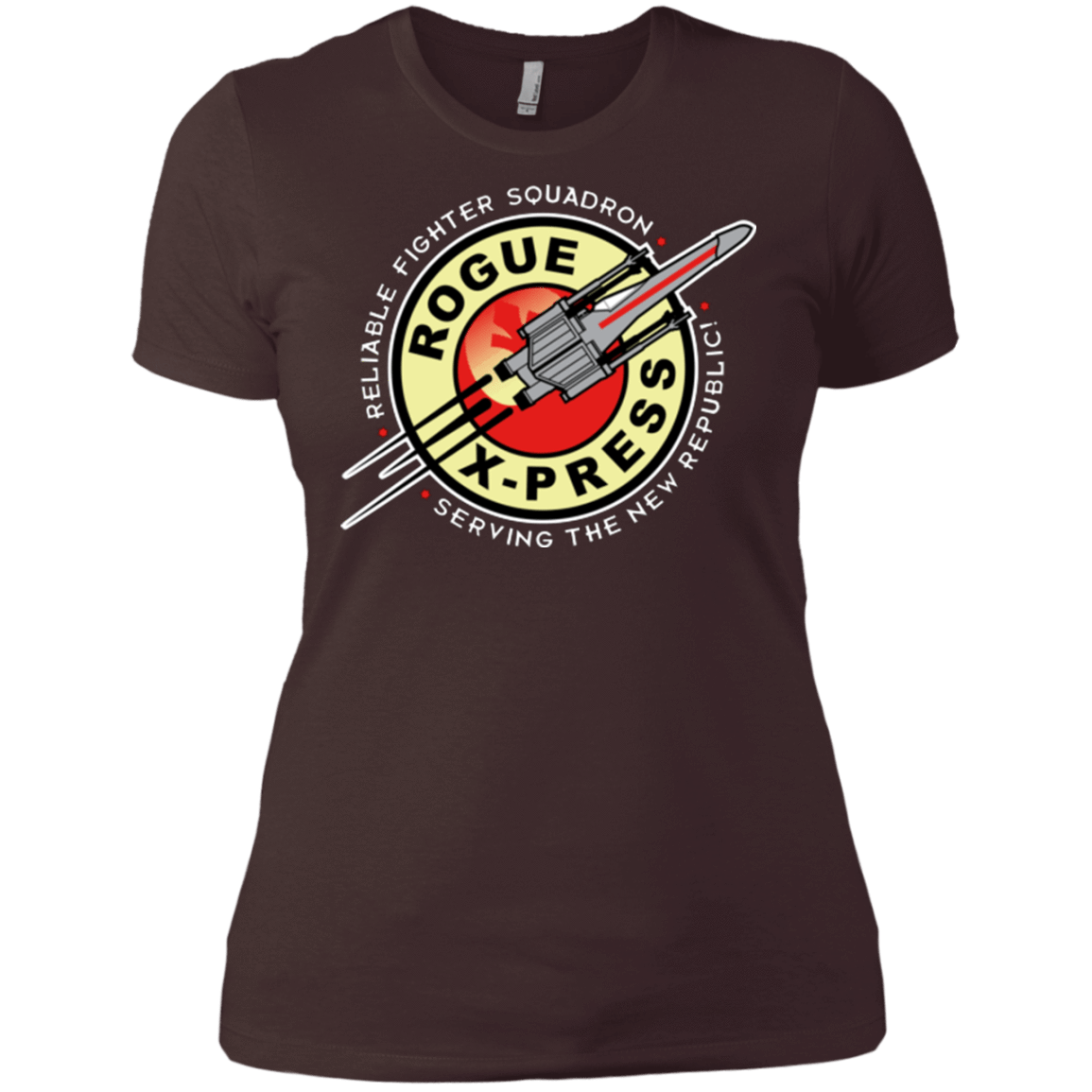 T-Shirts Dark Chocolate / X-Small Rogue X-Press Women's Premium T-Shirt
