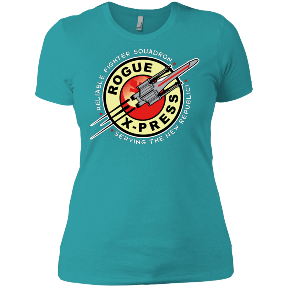 T-Shirts Tahiti Blue / X-Small Rogue X-Press Women's Premium T-Shirt