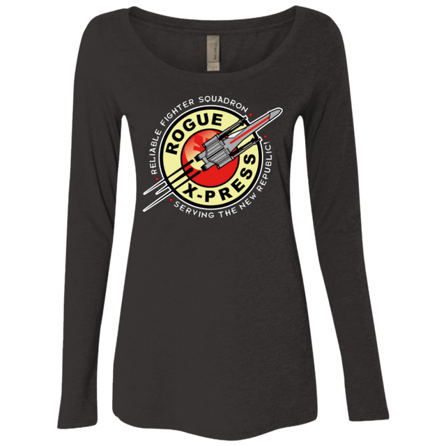 T-Shirts Vintage Black / Small Rogue X-Press Women's Triblend Long Sleeve Shirt