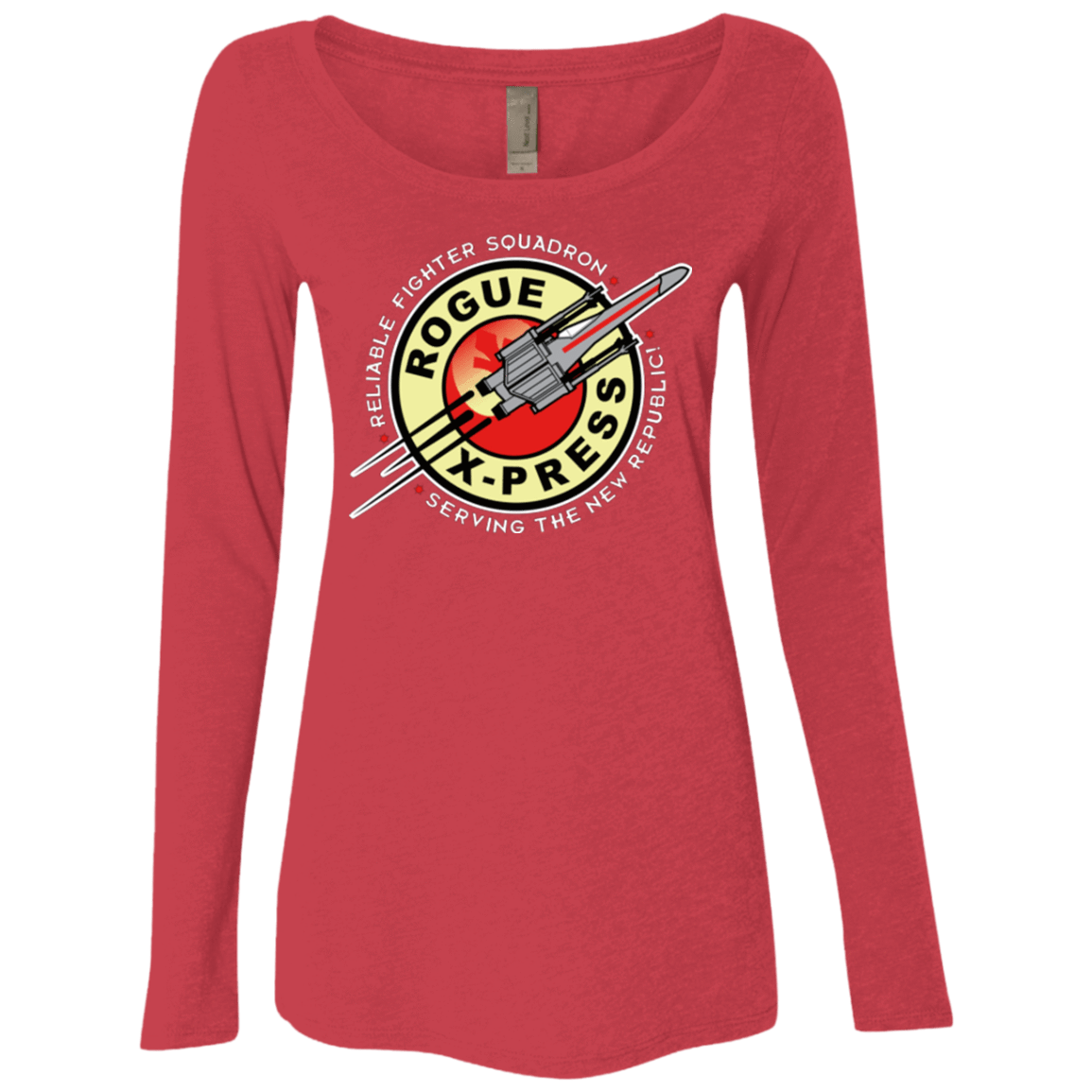 T-Shirts Vintage Red / Small Rogue X-Press Women's Triblend Long Sleeve Shirt
