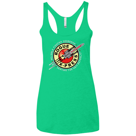 T-Shirts Envy / X-Small Rogue X-Press Women's Triblend Racerback Tank