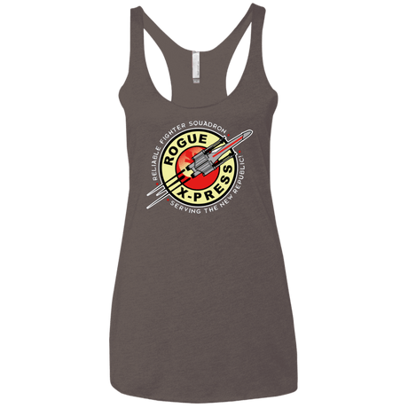 T-Shirts Macchiato / X-Small Rogue X-Press Women's Triblend Racerback Tank