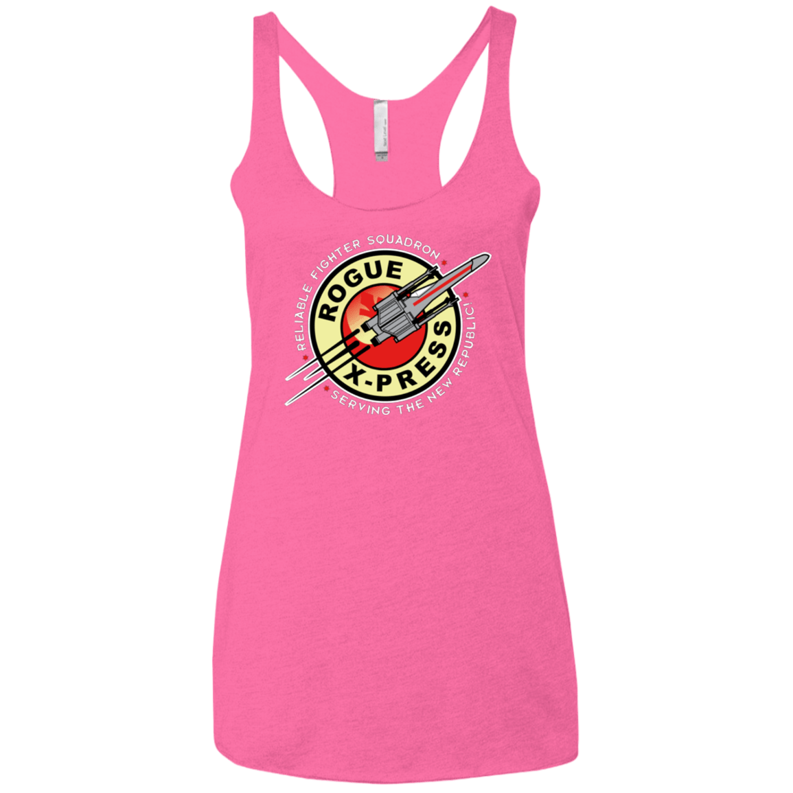 T-Shirts Vintage Pink / X-Small Rogue X-Press Women's Triblend Racerback Tank