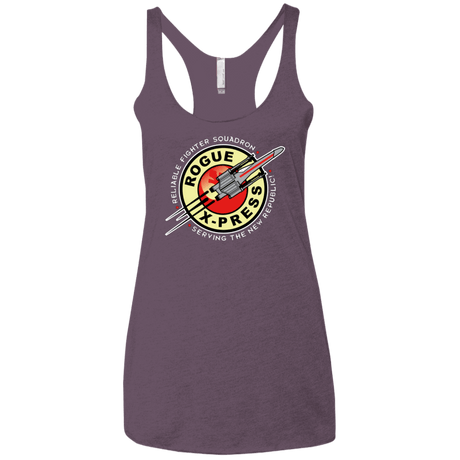 T-Shirts Vintage Purple / X-Small Rogue X-Press Women's Triblend Racerback Tank