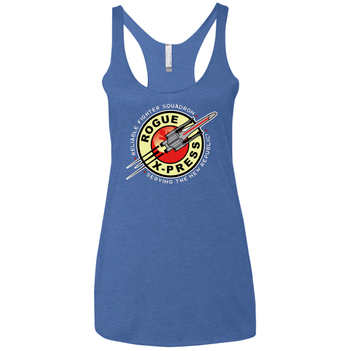 T-Shirts Vintage Royal / X-Small Rogue X-Press Women's Triblend Racerback Tank