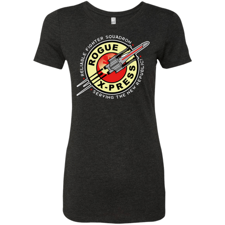 T-Shirts Vintage Black / Small Rogue X-Press Women's Triblend T-Shirt