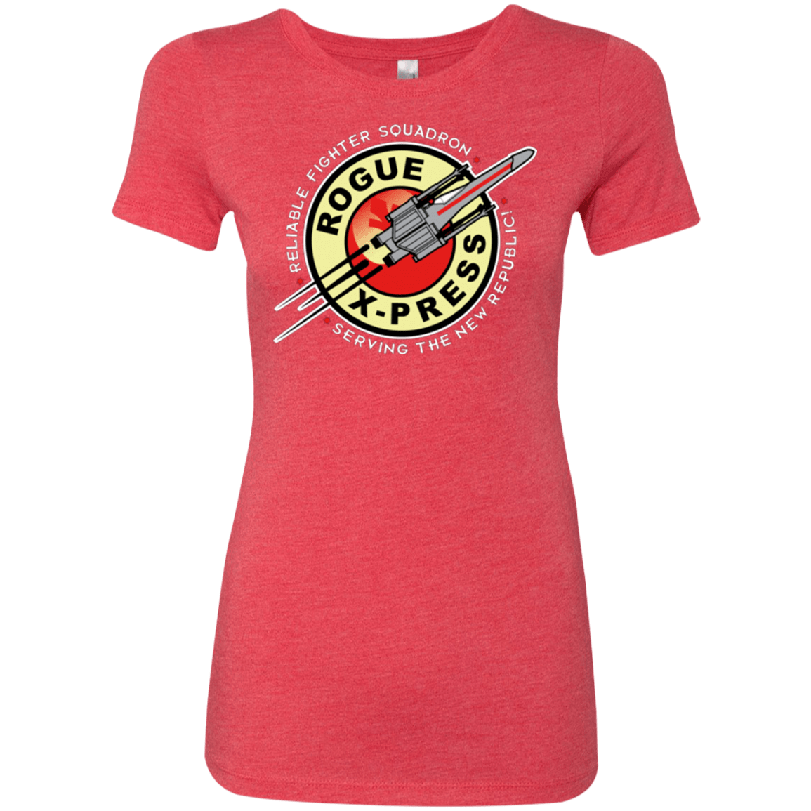T-Shirts Vintage Red / Small Rogue X-Press Women's Triblend T-Shirt