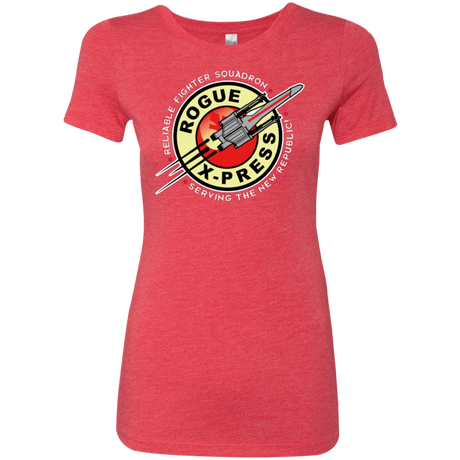 T-Shirts Vintage Red / Small Rogue X-Press Women's Triblend T-Shirt