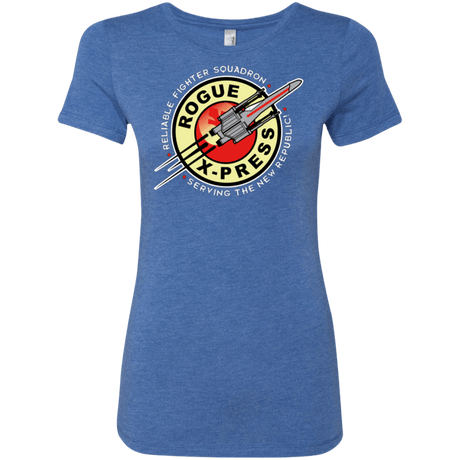 T-Shirts Vintage Royal / Small Rogue X-Press Women's Triblend T-Shirt