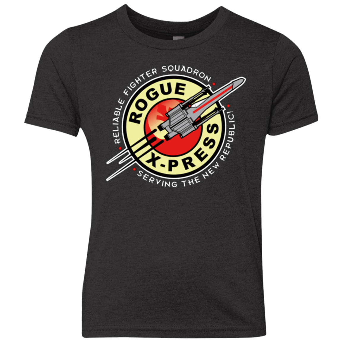 T-Shirts Vintage Black / YXS Rogue X-Press Youth Triblend T-Shirt